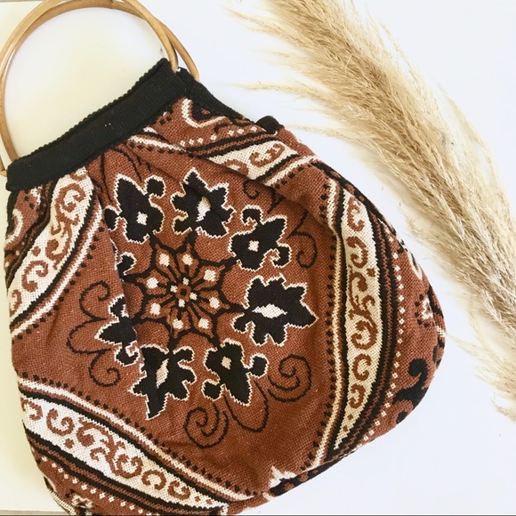 Vintage Handbags - Vintage Carpet Kilim Bag